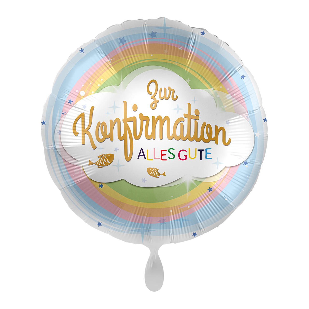 Folienballon "Zur Konfirmation Alles Gute" -hey-Party.de- Folienballons -#Variante_