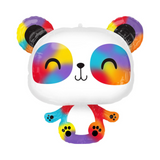 Folienballon bunter Panda -hey-Party.de- Folienballons -#Variante_