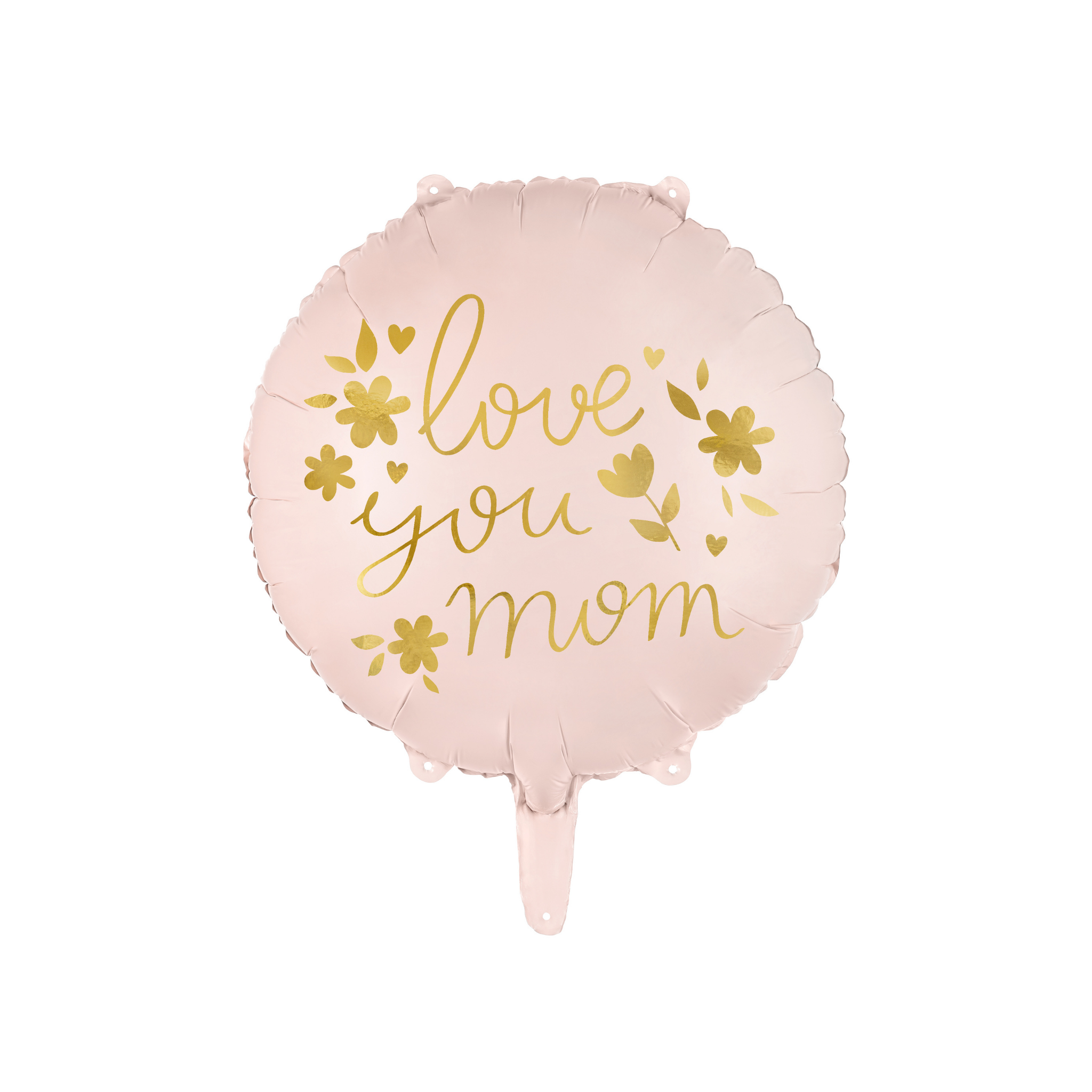 Folienballon "love you mom" Rund -hey-Party.de- Folienballons -#Variante_