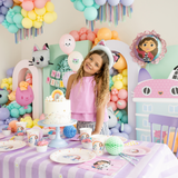 Folienballon mit Rüschen Gabby´s Dollhouse -hey-Party.de- Folienballons -#Variante_