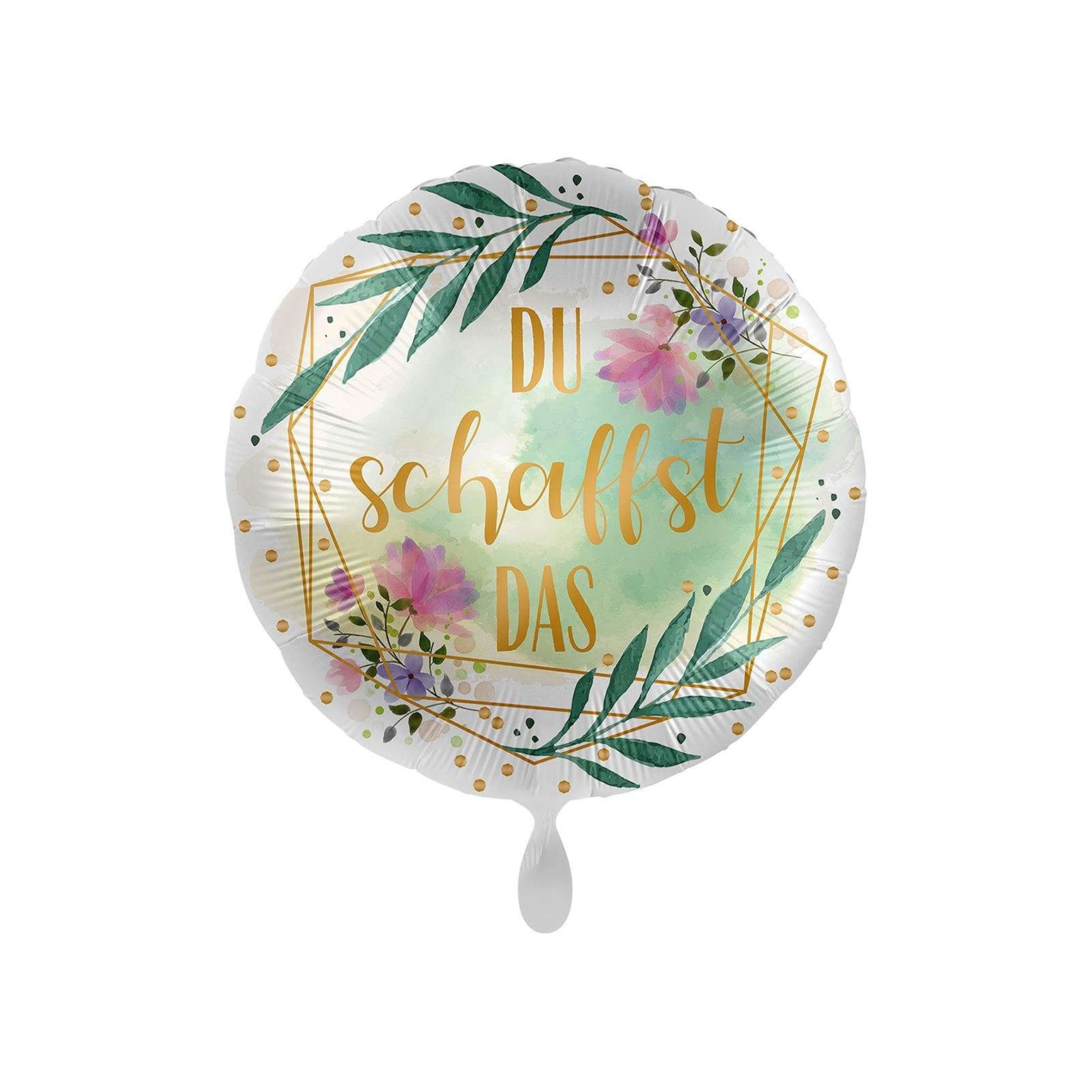 Folienballon rund "Du schaffst das", ca. 35 cm