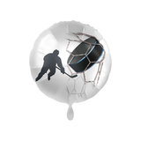 Folienballon rund Hockey, ca. 35 cm