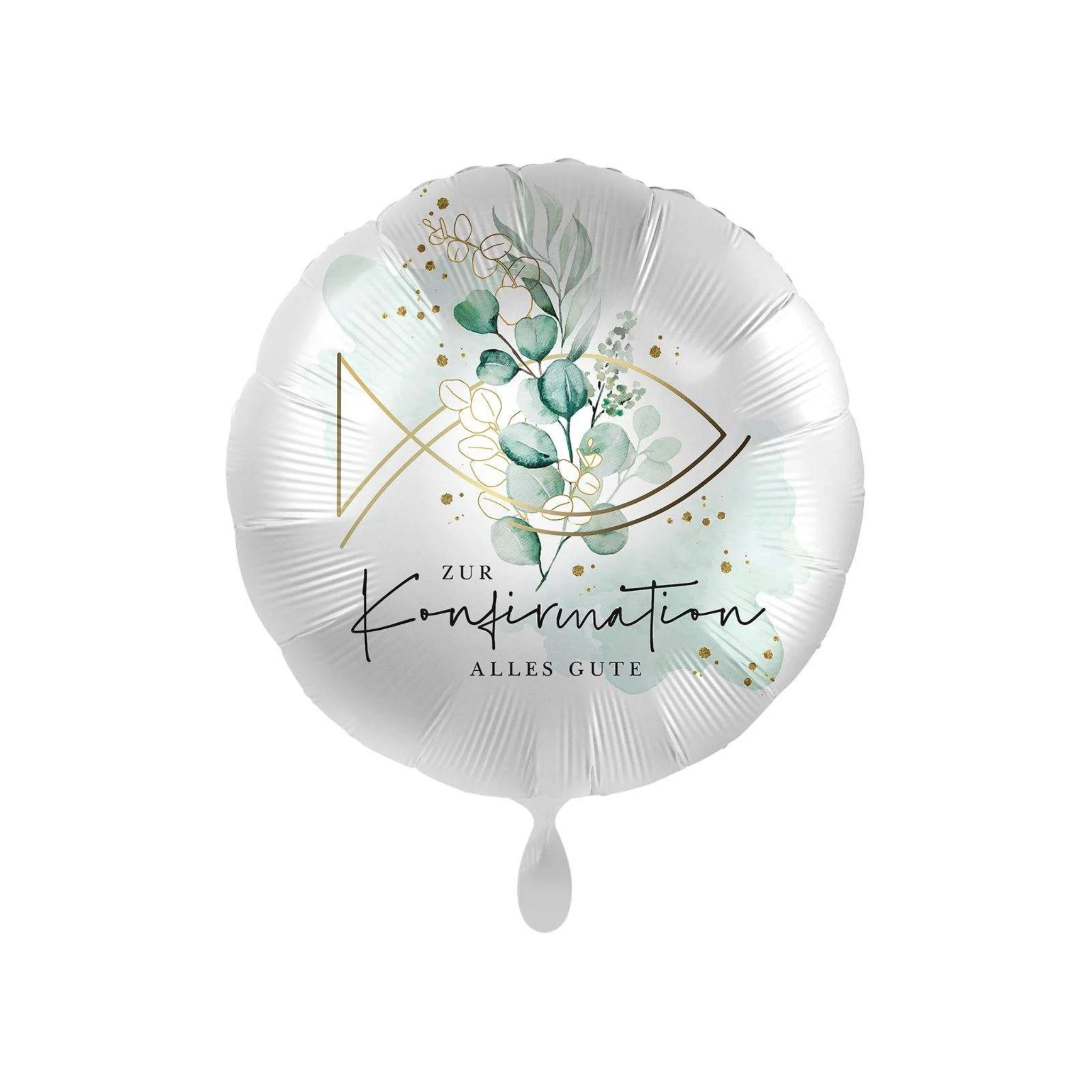 Folienballon rund Zur Konfirmation alles Gute, ca. 35 cm