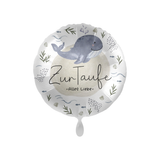 Folienballon rund "Zur Taufe alles Liebe", ca. 35 cm