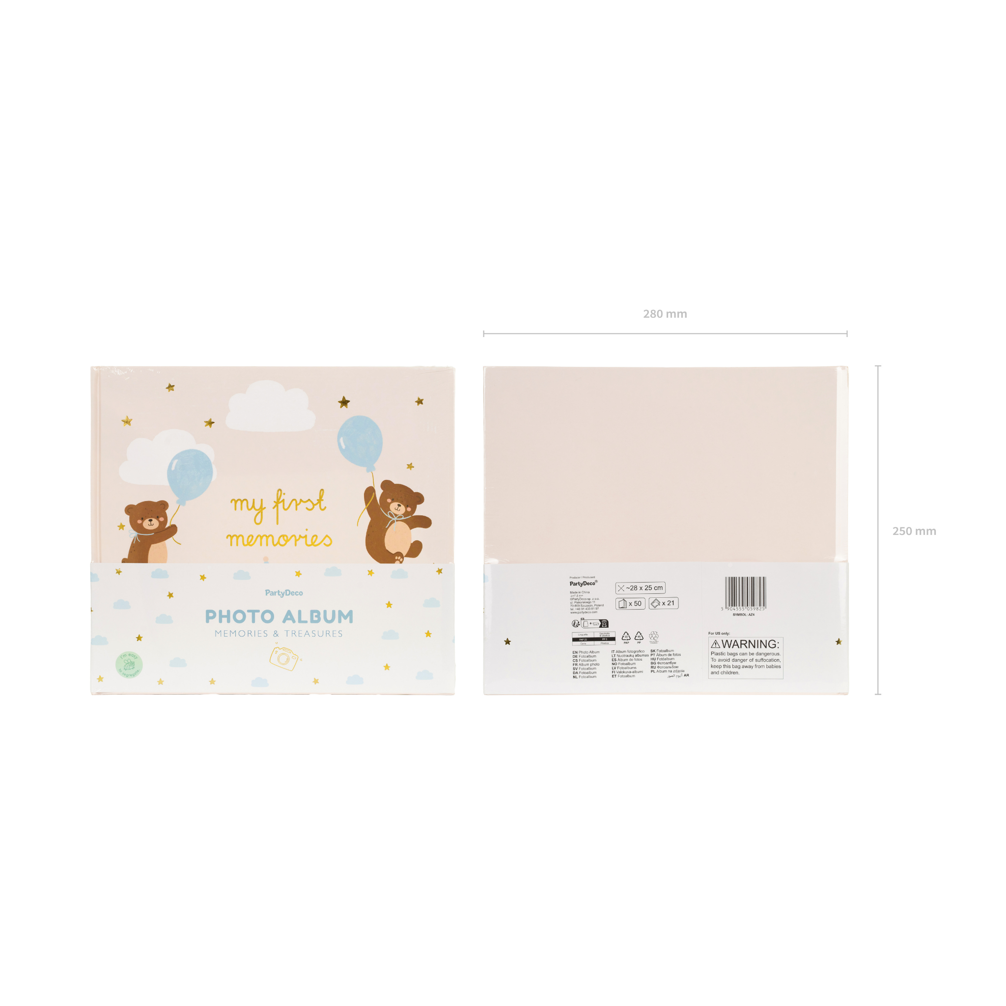 Fotoalbum Teddybär -hey-Party.de- Geschenkartikel -#Variante_