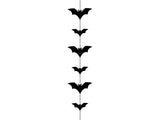 Girlande Fledermäuse Schwarz, ca. 1,5 m