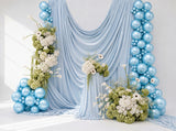 Glossy Luftballons Blau, ca. 30 cm