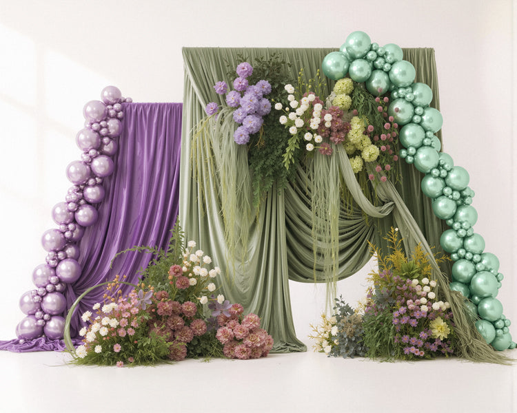 Glossy Luftballons Lila, ca. 30 cm