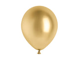 Glossy Luftballons Gold, ca. 30 cm -#Variante_ 10 Stück