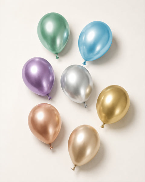 Luftballons Glossy Champagnergold
