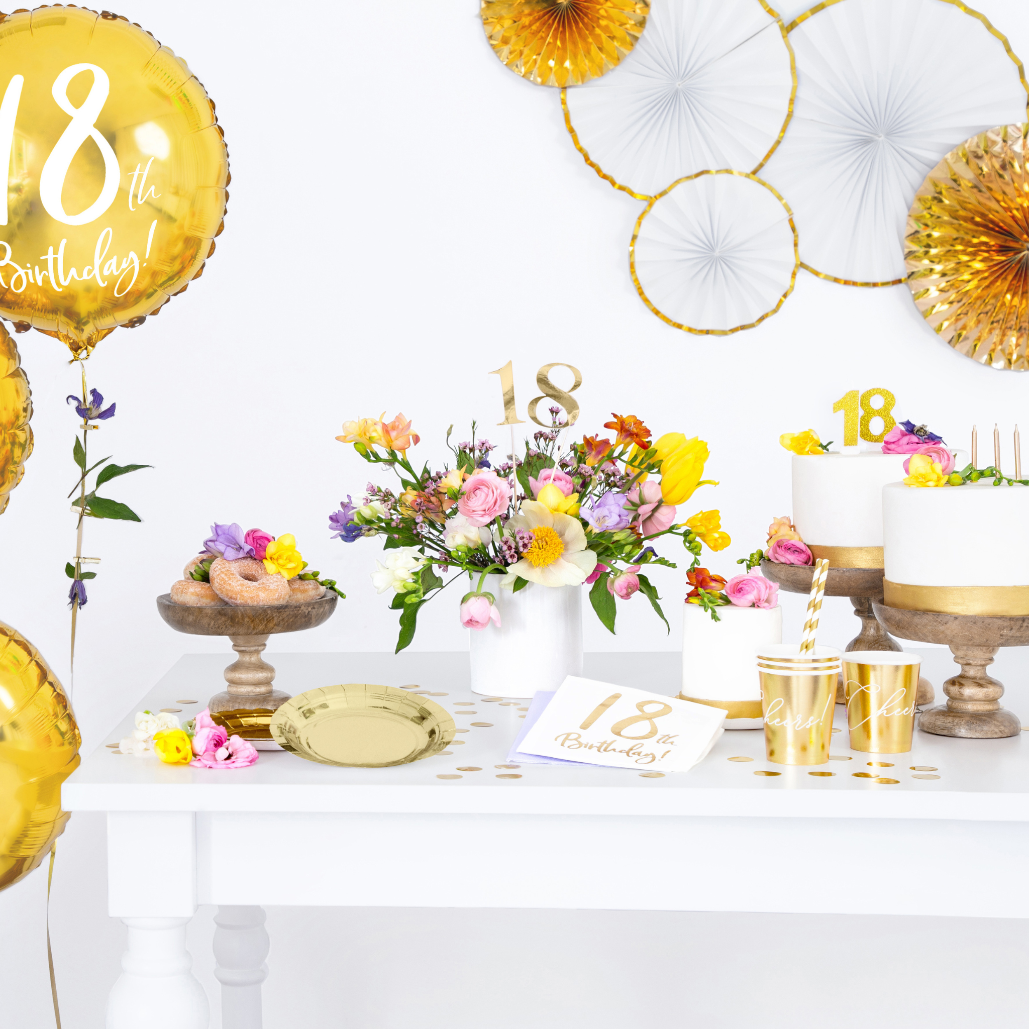 Geburtstagskerzen Gold Kurz -hey-Party.de- Geburtstagskerzen -#Variante_