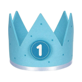 Geburtstagskrone aus Filz Blau -hey-Party.de- Geburtstagskerzen -#Variante_