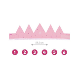 Geburtstagskrone aus Filz Rosa -hey-Party.de- Geburtstagskerzen -#Variante_