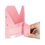 Geburtstagskrone aus Filz Rosa -hey-Party.de- Geburtstagskerzen -#Variante_