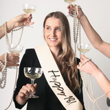 Schärpe "Happy 18" -hey-Party.de- Schärpen -#Variante_