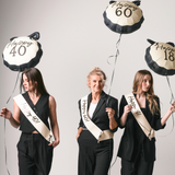 Schärpe "Happy 40" -hey-Party.de- Schärpen -#Variante_