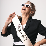 Schärpe "Happy 60" -hey-Party.de- Schärpen -#Variante_