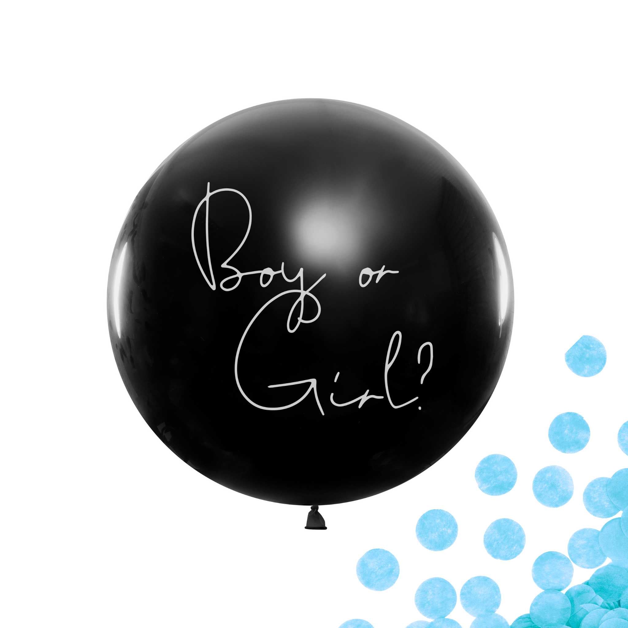 Gender Reveal Ballon Junge BLAU -hey-Party.de- Latexballons -#Variante_