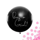 Gender Reveal Ballon Mädchen ROSA -hey-Party.de- Latexballons -#Variante_