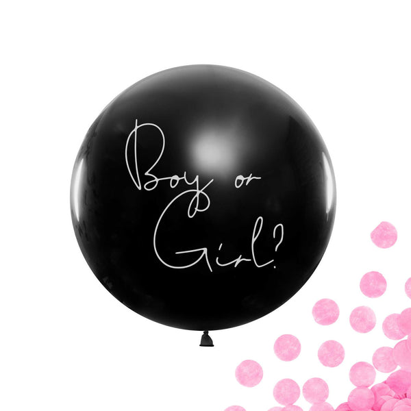 Gender Reveal Ballon Mädchen ROSA Hey Party