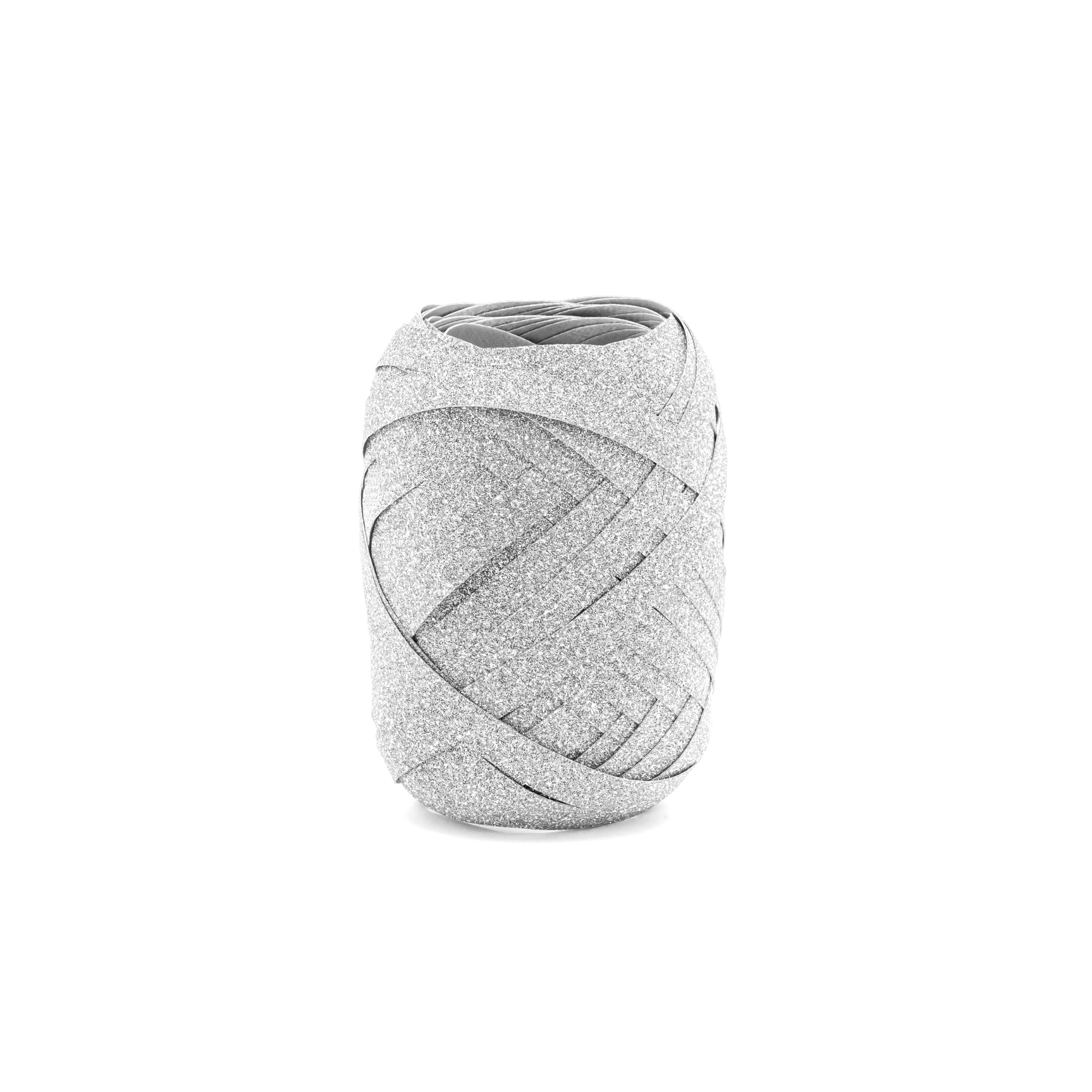 Geschenkband Silber Glitzer -hey-Party.de- Geschenkband -#Variante_