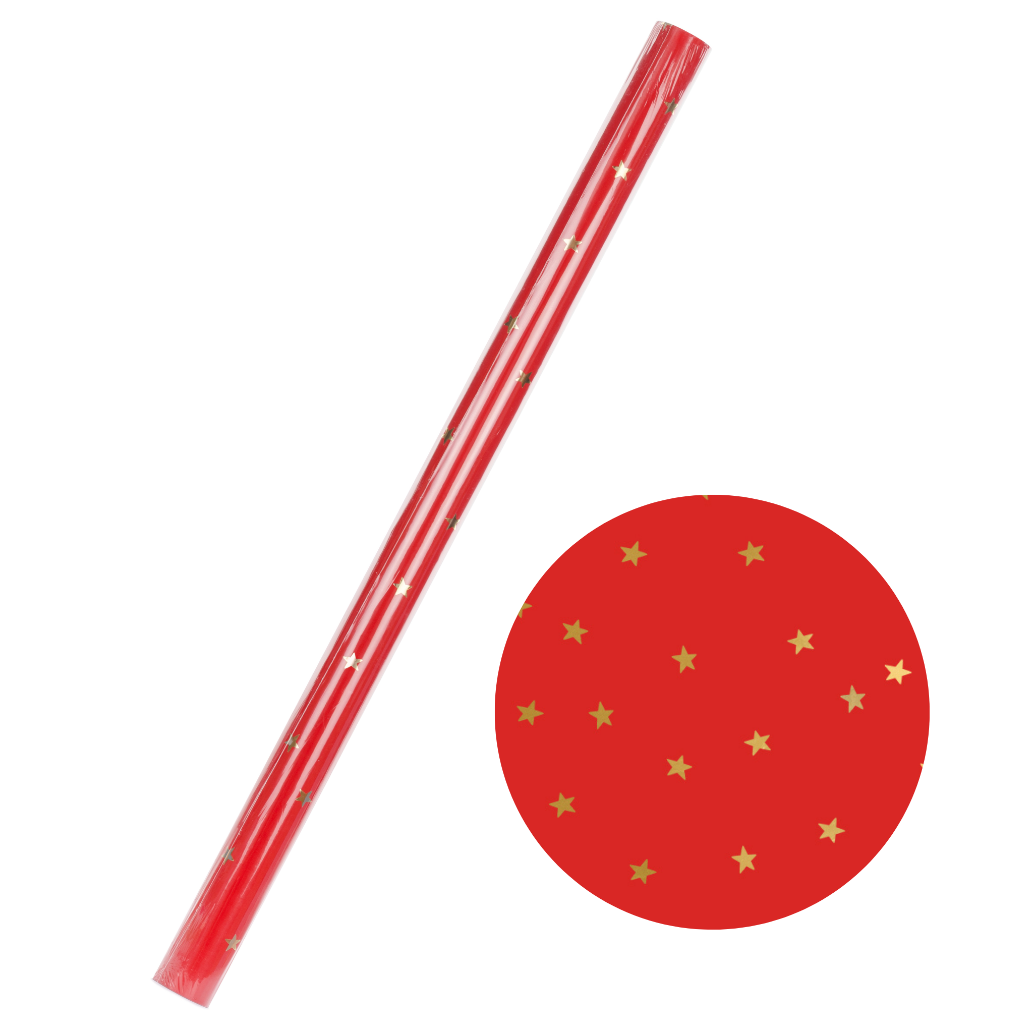 Geschenkpapier Rolle Rot Sterne -hey-Party.de- Geschenkverpackung -#Variante_