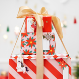 Geschenkpapier Rolle Rot Sterne -hey-Party.de- Geschenkverpackung -#Variante_