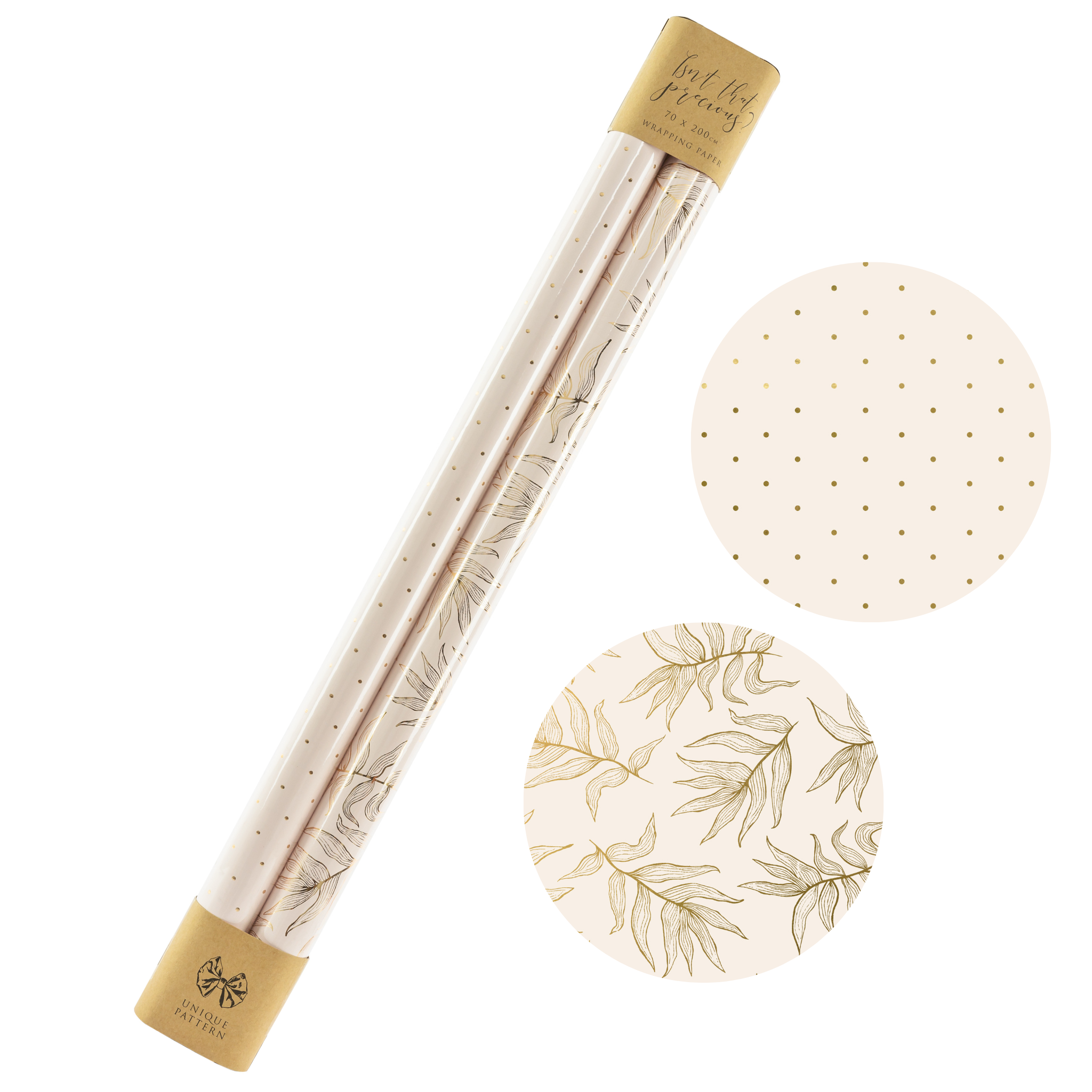 Geschenkpapier-Set Rosa & Gold -hey-Party.de- Geschenkverpackung -#Variante_
