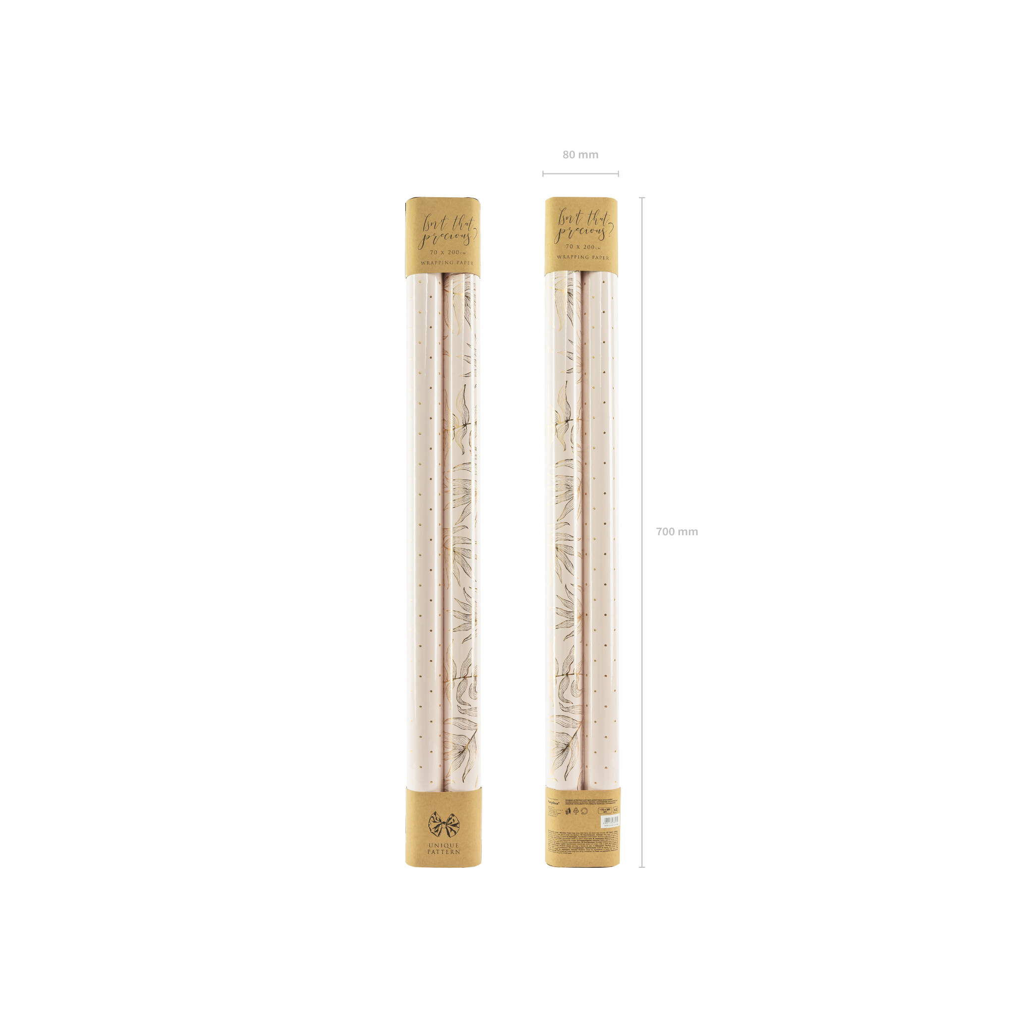 Geschenkpapier-Set Rosa & Gold -hey-Party.de- Geschenkverpackung -#Variante_