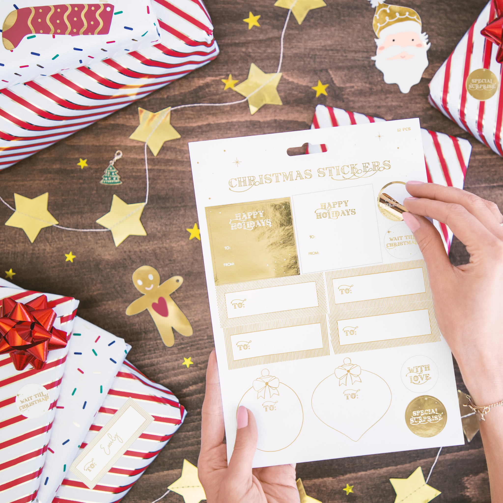 Geschenkpapier Streuselmuster Bunt -hey-Party.de- Geschenkverpackung -#Variante_