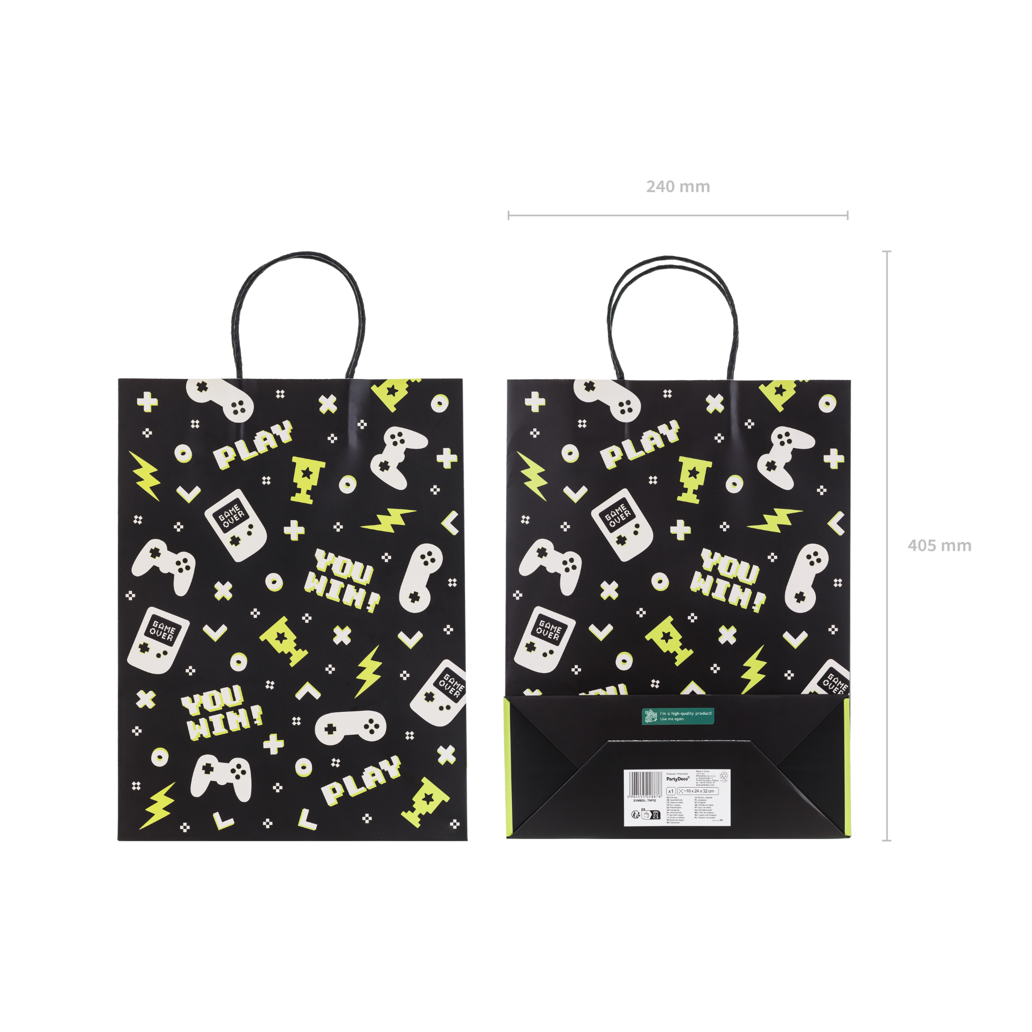 Geschenktüte Gaming -hey-Party.de- Geschenktütchen -#Variante_