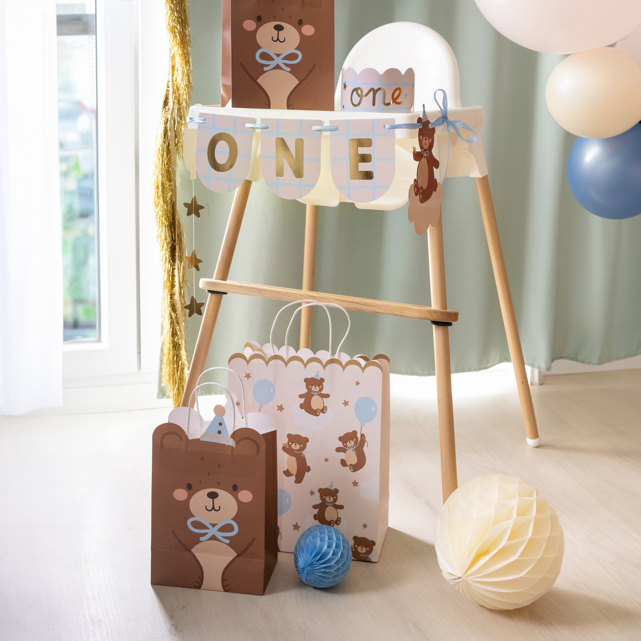 Geschenktüte Teddybären Groß -hey-Party.de- Geschenktütchen -#Variante_