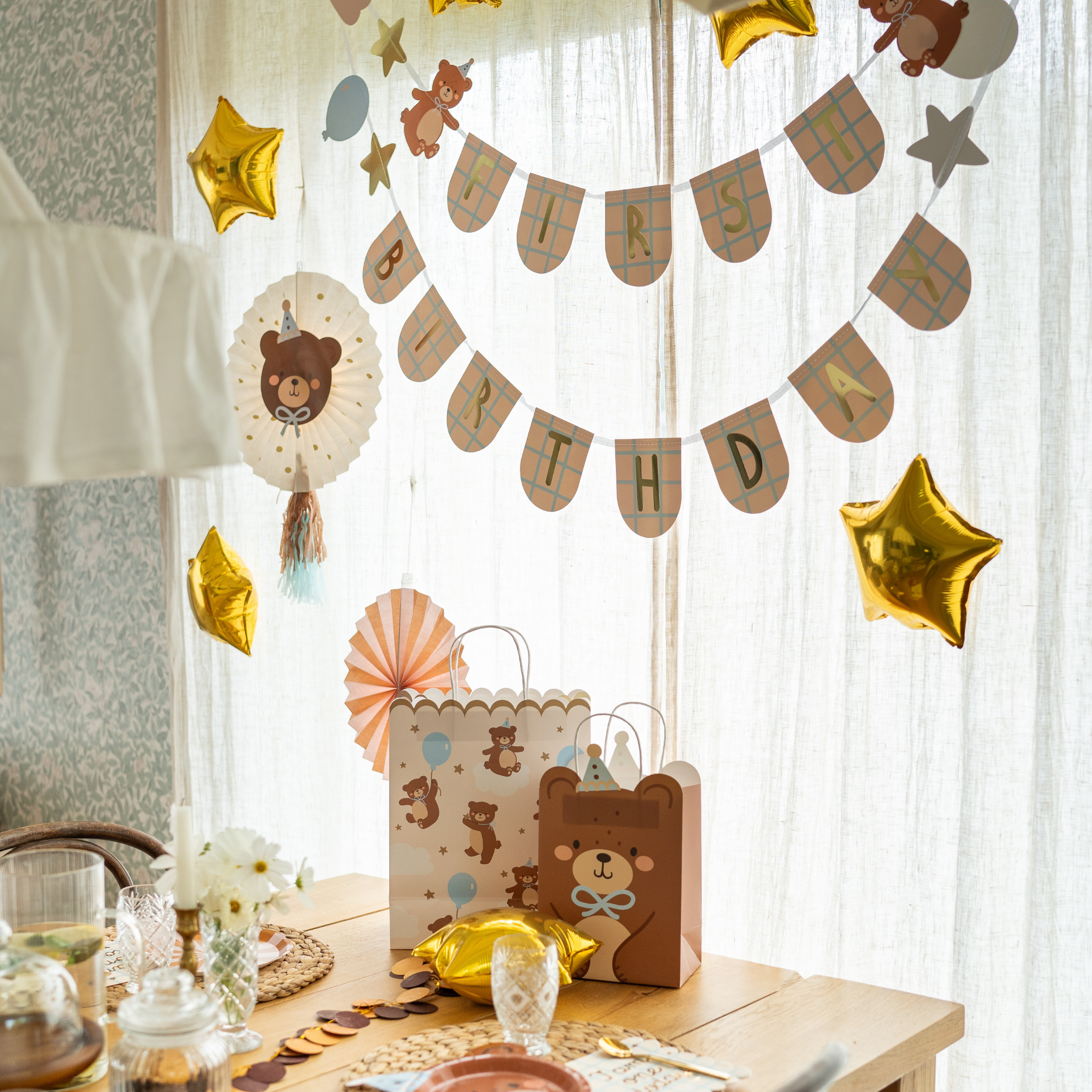 Geschenktüte Teddybären Groß -hey-Party.de- Geschenktütchen -#Variante_