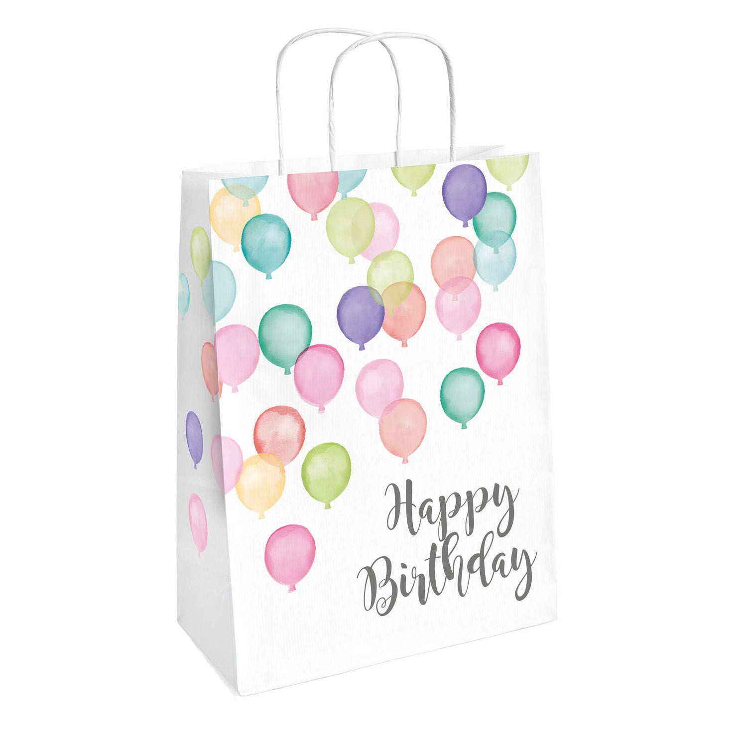 Geschenktüten Luftballons "Happy Birthday" 2er Set -hey-Party.de- Geschenktütchen -#Variante_
