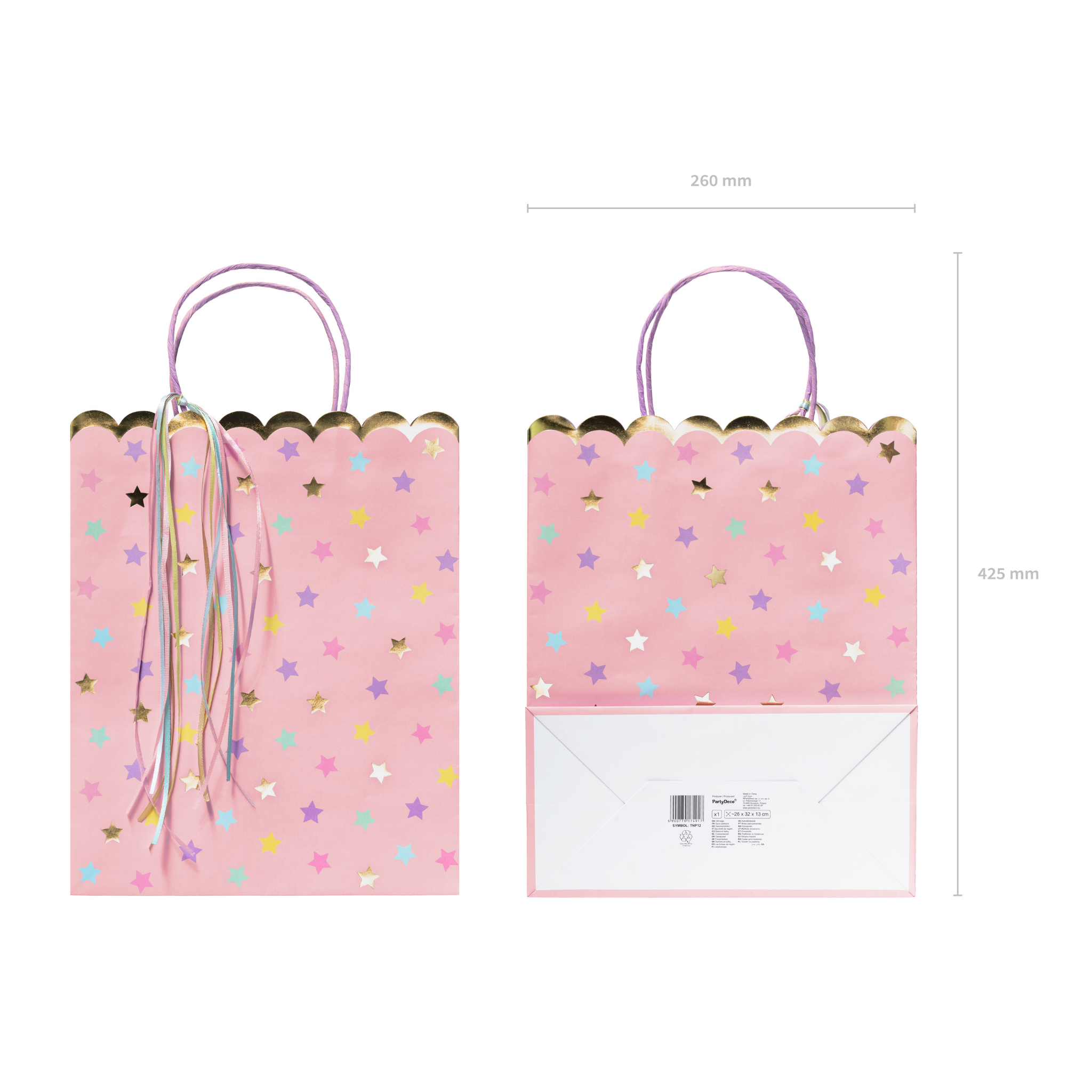 Geschenktüte Sterne Groß -hey-Party.de- Geschenktütchen -#Variante_