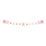 Girlande "Baby Girl" Rosa -hey-Party.de- Girlanden -#Variante_