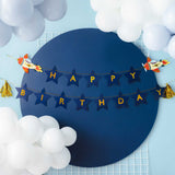 Girlande "Happy Birthday" Flugzeuge -hey-Party.de- Girlanden -#Variante_