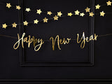 Girlande "Happy New Year", gold -hey-Party.de- Girlanden -#Variante_