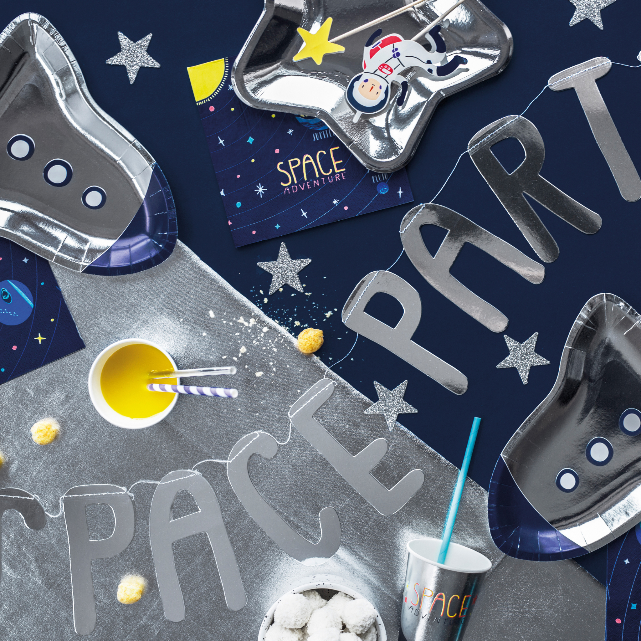 Girlande "Space Party" -hey-Party.de- Girlanden -#Variante_