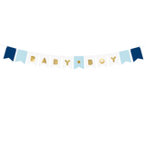 Girlande "Baby Boy" Blau -hey-Party.de- Girlanden -#Variante_