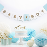 Girlande "Baby Boy" Blau -hey-Party.de- Girlanden -#Variante_