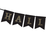 Girlande Halloween Schwarz & Gold -hey-Party.de- Girlanden -#Variante_