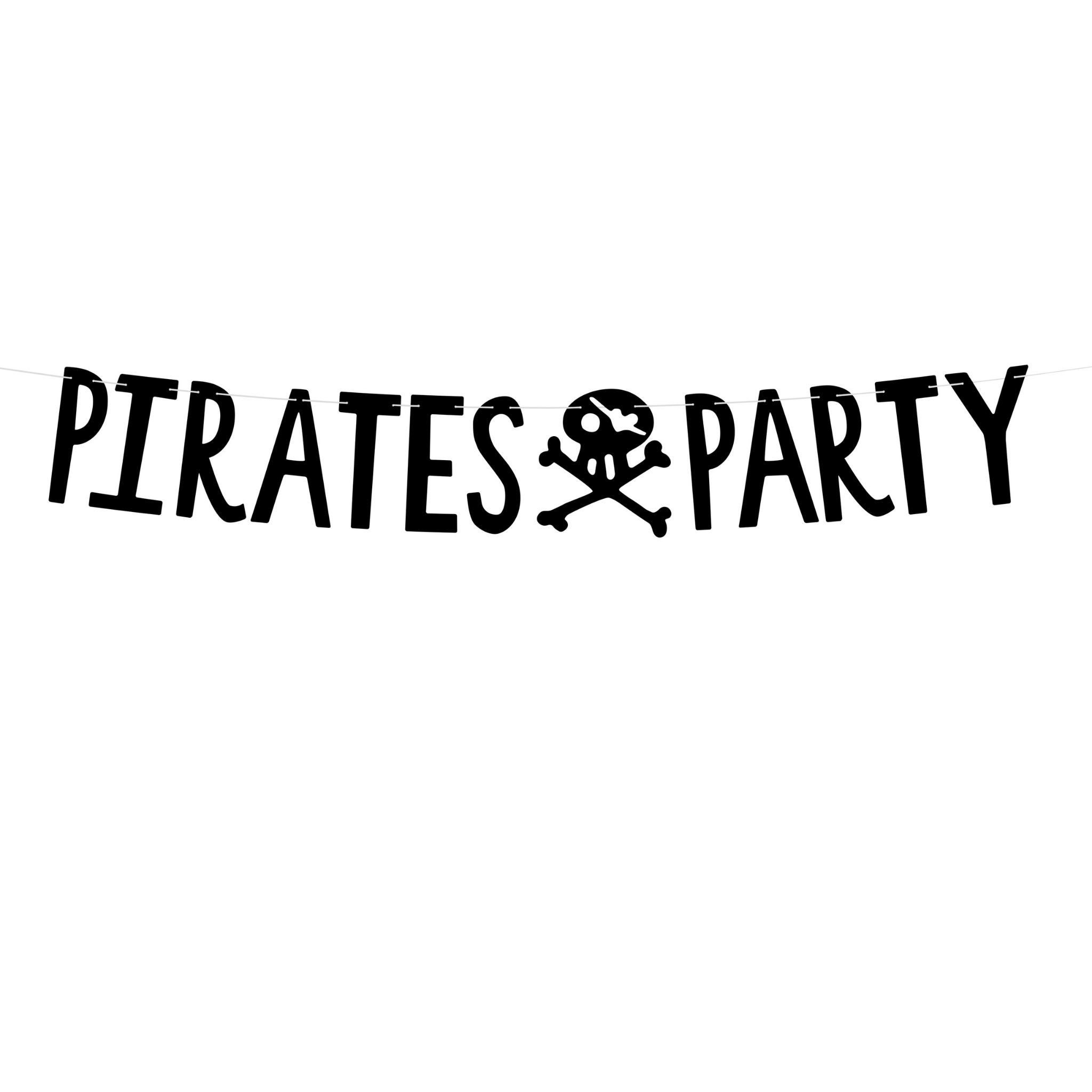 Girlande "Pirates Party" -hey-Party.de- Girlanden -#Variante_