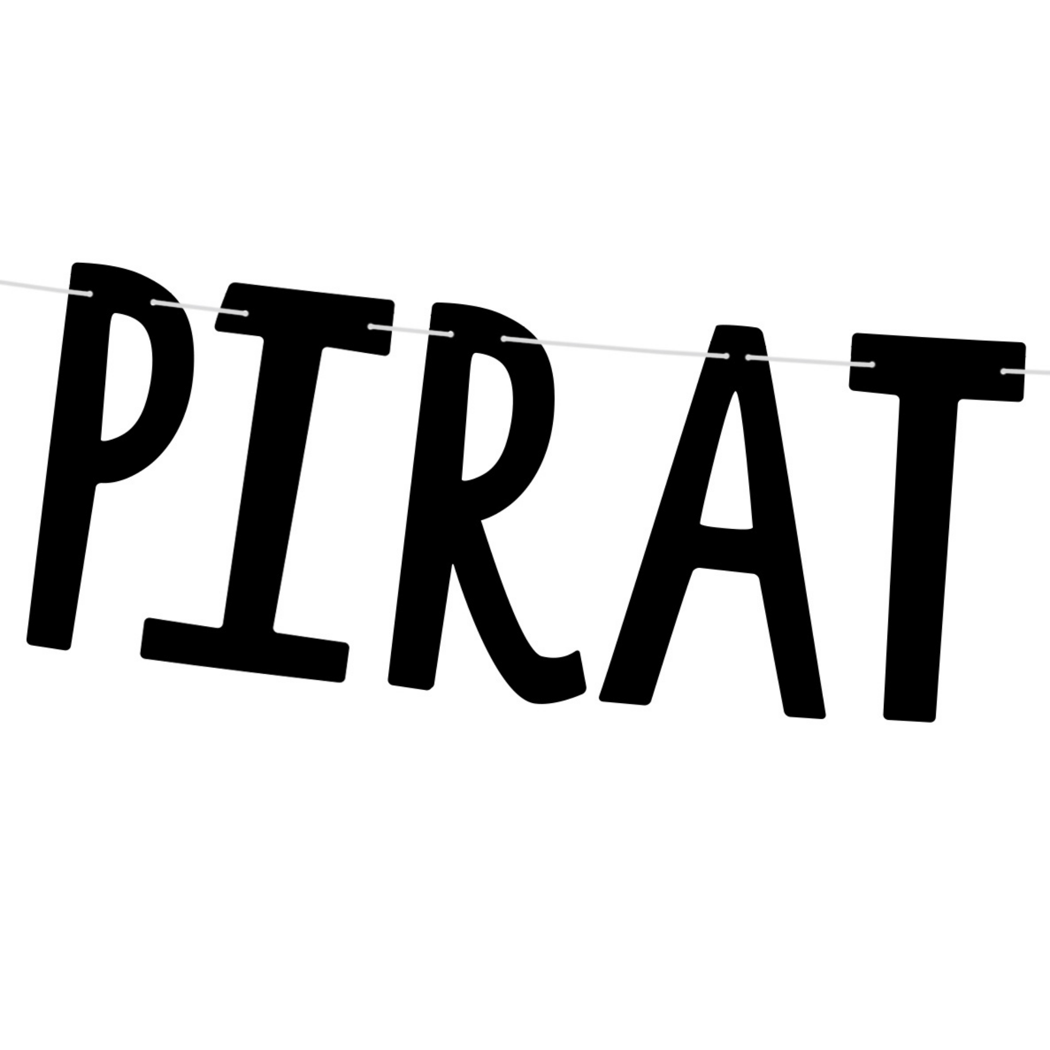 Girlande "Pirates Party" -hey-Party.de- Girlanden -#Variante_