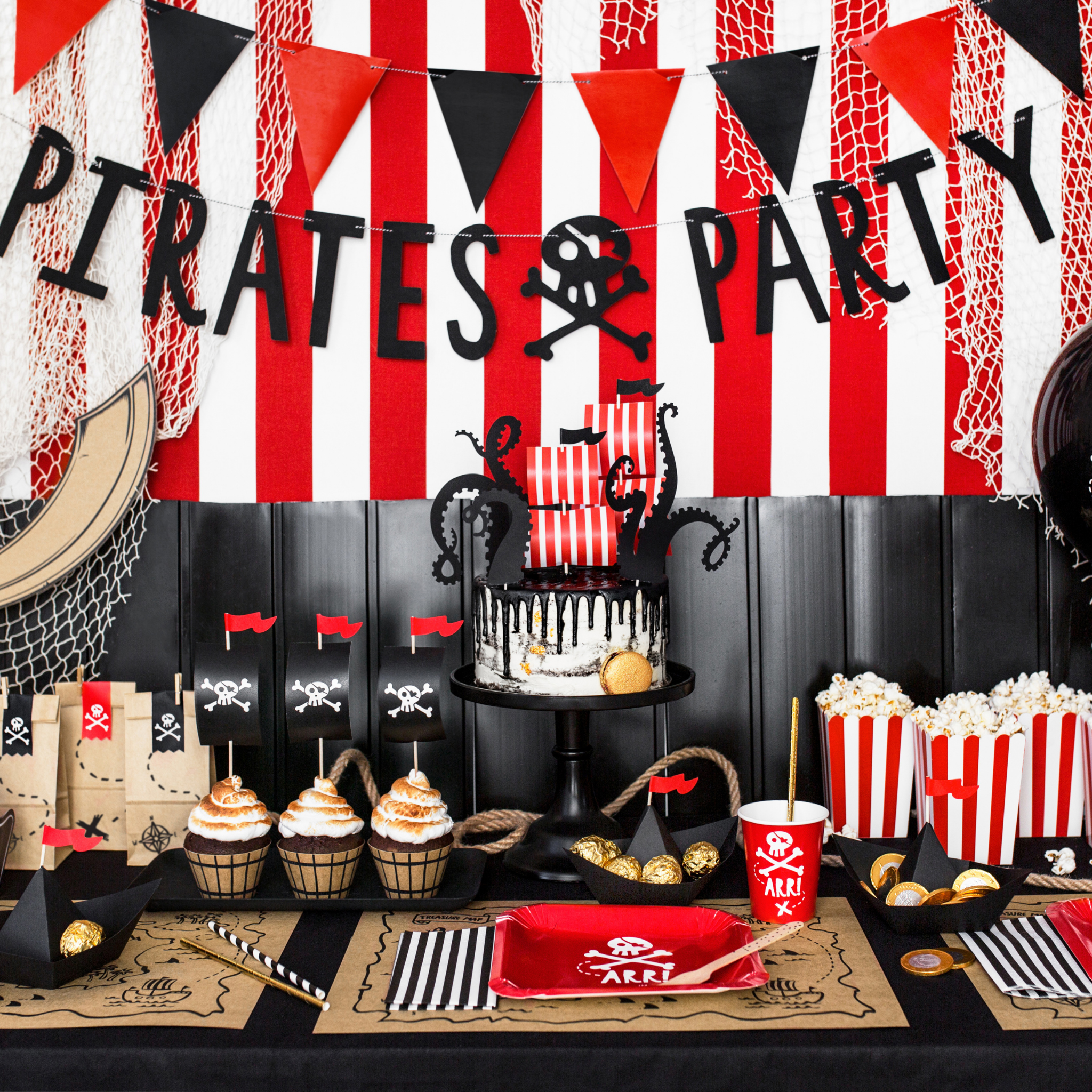 Girlande "Pirates Party" -hey-Party.de- Girlanden -#Variante_