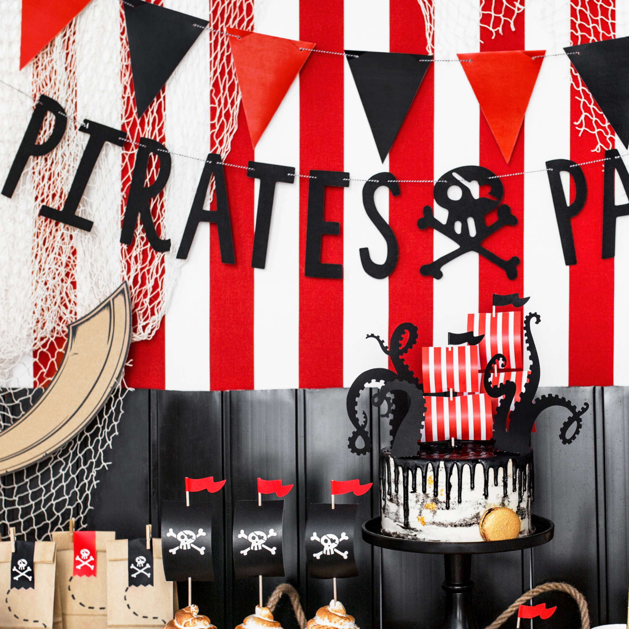 Girlande "Pirates Party" -hey-Party.de- Girlanden -#Variante_