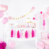 Girlande "Baby Girl" Rosa -hey-Party.de- Girlanden -#Variante_