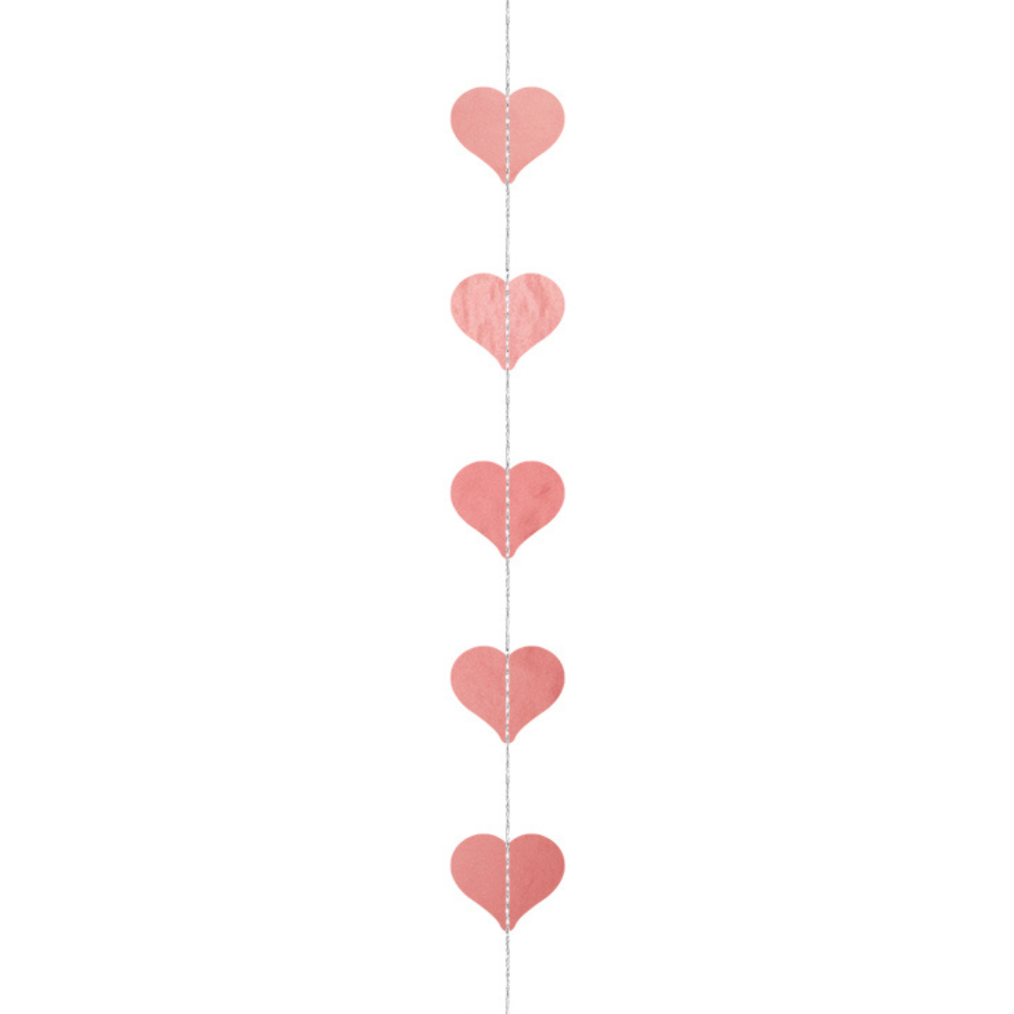 Girlande Herzen Roségold -hey-Party.de- Girlanden -#Variante_
