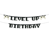 Girlande „Level Up Birthday“