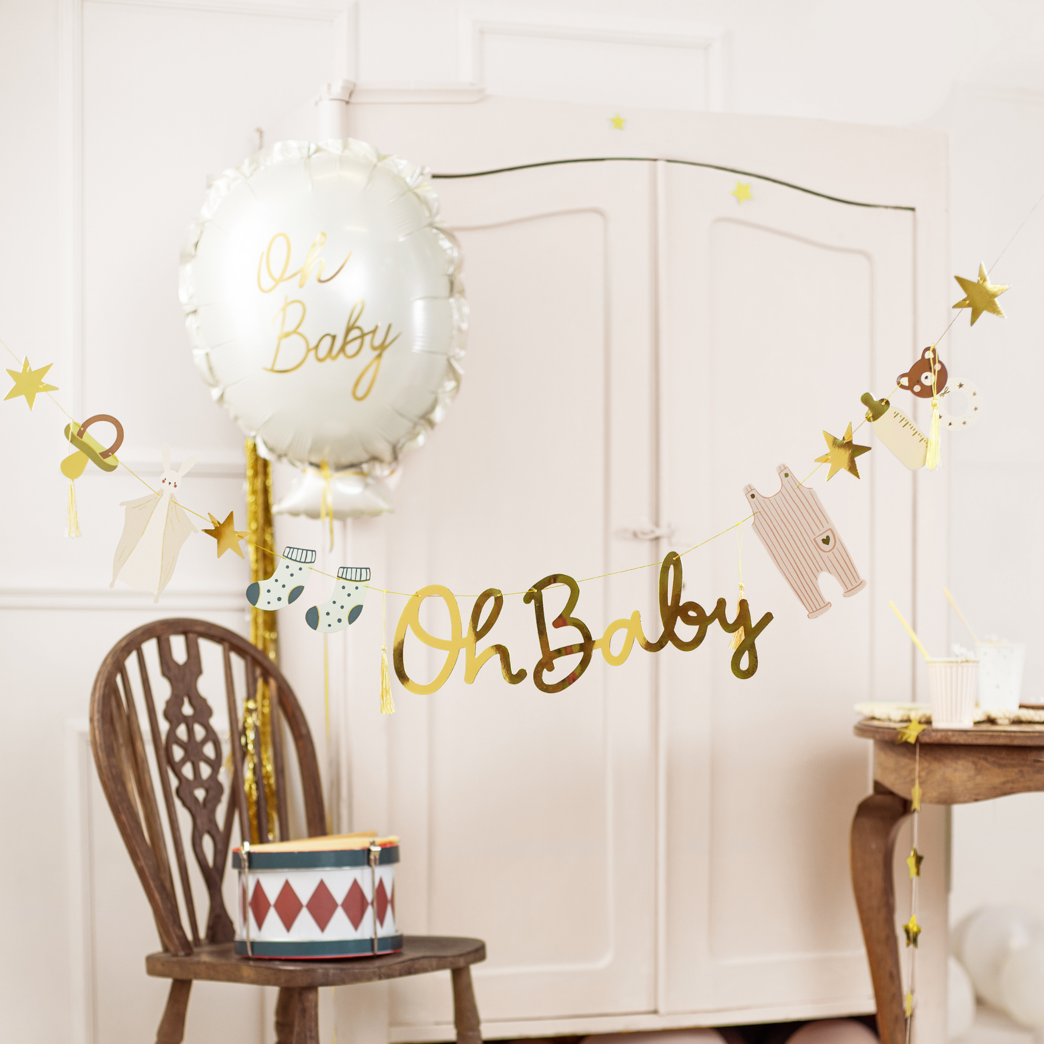 Girlande "Oh Baby" -hey-Party.de- Girlanden -#Variante_